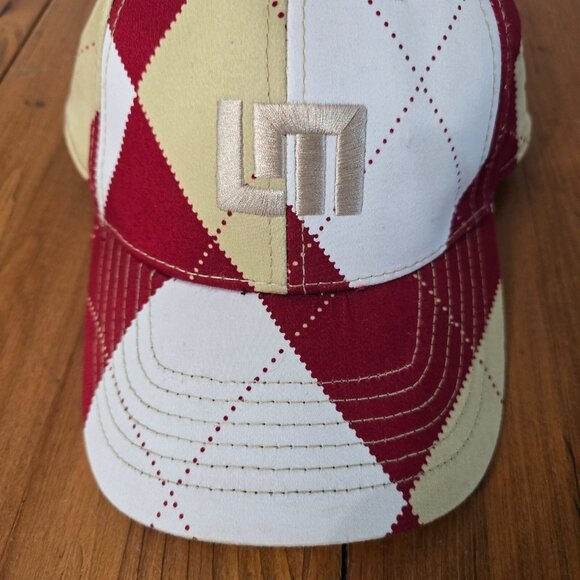 Loudmouth Argyle Pattern Adjustable Baseball Cap - Picture 2 of 10